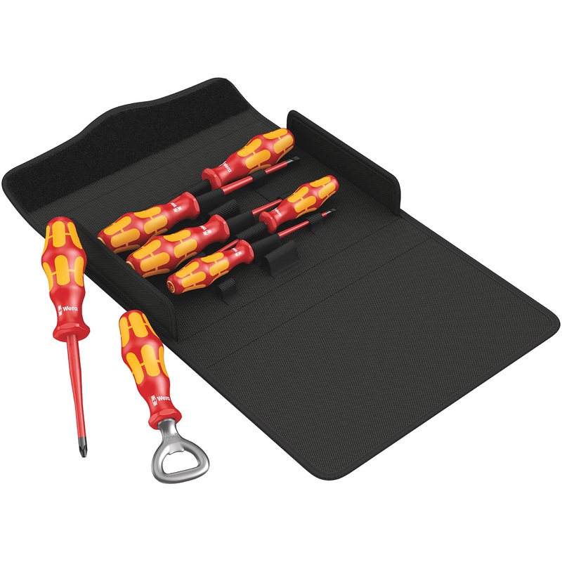 Wera Tools (05136022001) Kraftform 100 IS/7 Set 2 Screwdriver Set Plus Series 100, 7PCS