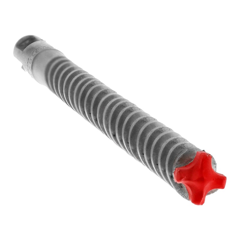 Diablo Rebar Demon SDS-Plus 4-Cutter Full Carbide Head Hammer Drill Bit – 1/2 Diameter, 12 Length, 10 Working Length – DMAPL4190