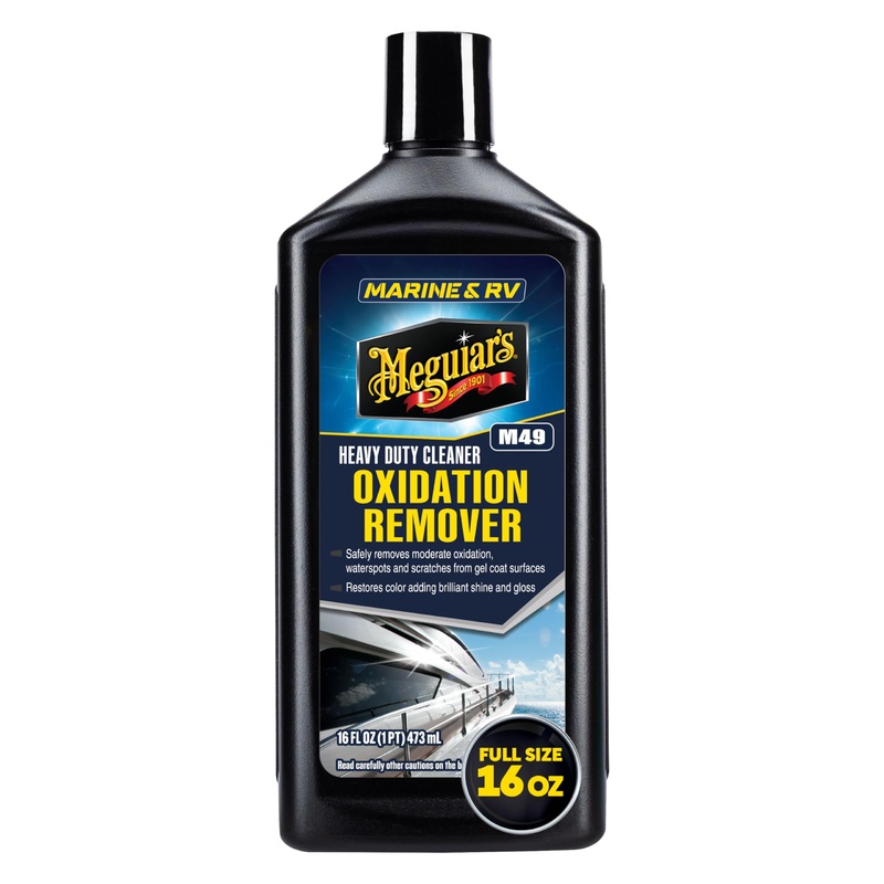 Meguiar’s M4916 Marine/RV Heavy Duty Oxidation Remover, Oxidation, Water Spot, Stain, and Boat Scratch Remover for Vehicles with Gel Coat and Fiberglass Surfaces, 16 Oz – Packaging May Vary