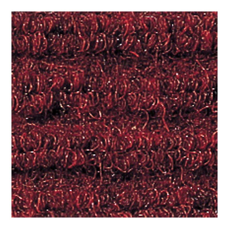 Notrax 117 Heritage Rib Carpeted Entrance Mat for Lobbies and Indoor Entranceways, 4′ x 6′, Absorbent Indoor Commercial Rug for Home or Office, Red/Black, 117S0046RB