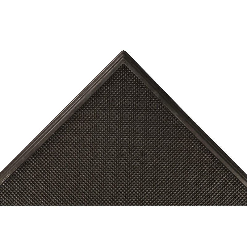 Notrax 346 Sani-Trax Disinfectant Mat, Shoe Sanitizing Mat for Entryways, 24×32 Black, 346S2432BL