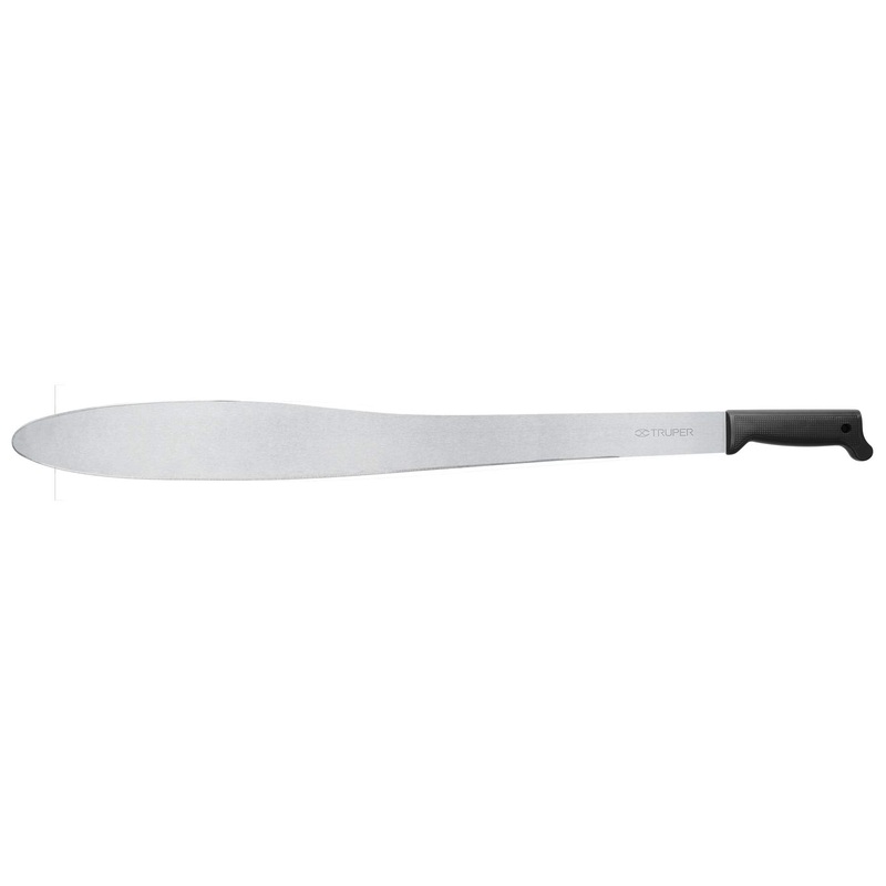 TRUPER T-1173-27B Black Handle Caguayana Style Machetes, Rivetless 27 (69cm)