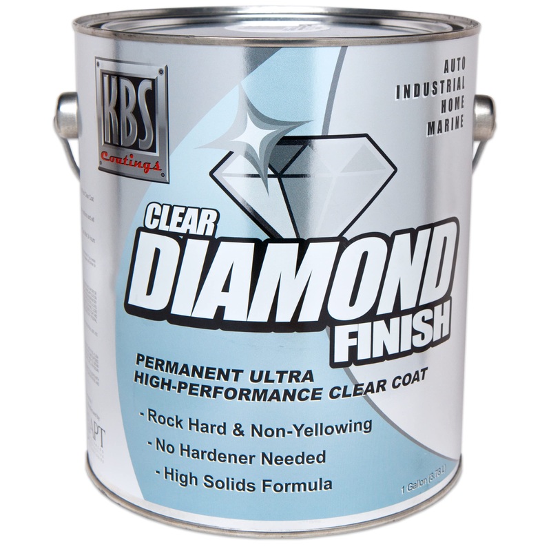 KBS Coatings 8504 DiamondFinish Clear Coat – 1 Gallon, 128 Fl Oz (Pack of 1)