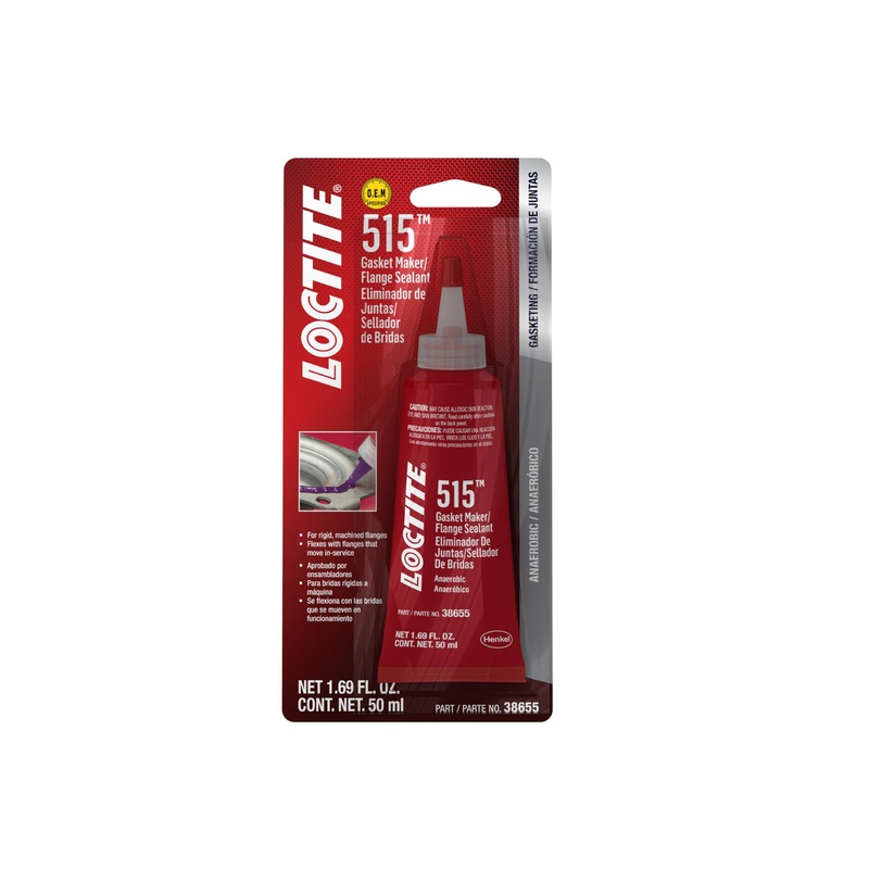 Loctite 515 Automotive Anaerobic Gasket Maker & Flange Sealant – Works on All Metals, Flexes with Movement – 50 ml, 1 Pack