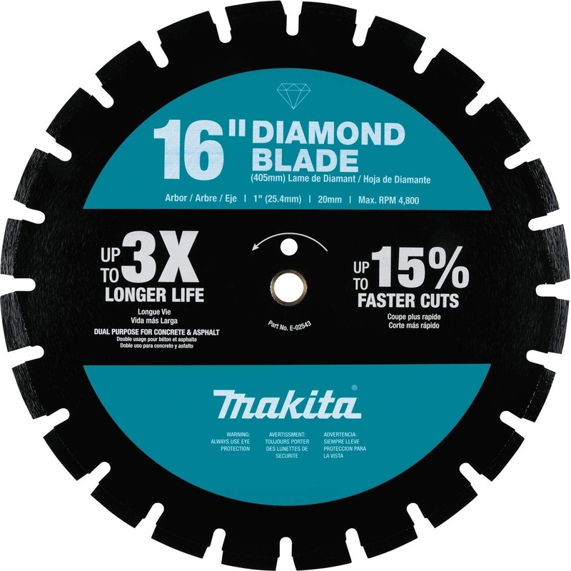Makita E-02543 16 Diamond Blade, Segmented, Dual Purpose