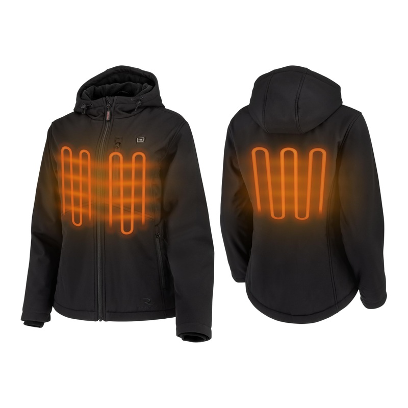 Radians Women’s Standard Heated Apparel-Jackets, Black