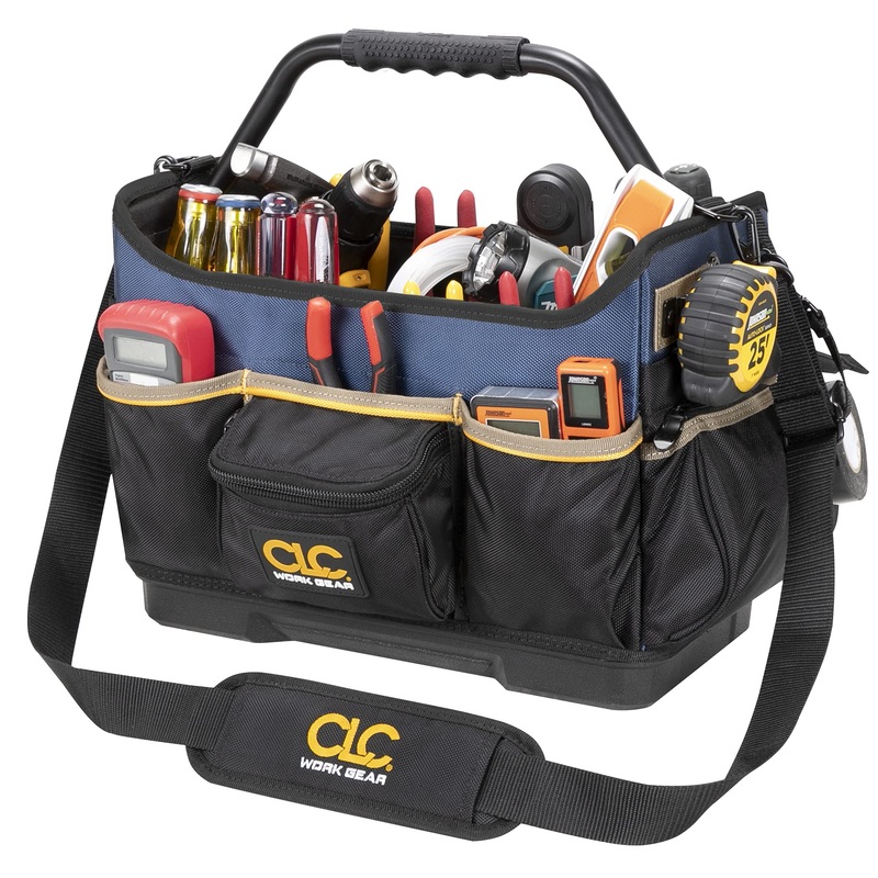 CLC Work Gear PB1580 15 Molded Base Open-Top Toolbox, Black