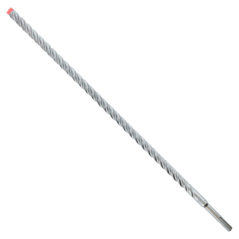 Diablo Rebar Demon SDS-Plus 4-Cutter Full Carbide Head Hammer Drill Bit – 1/2 Diameter, 18 Length, 16 Working Length – DMAPL4200