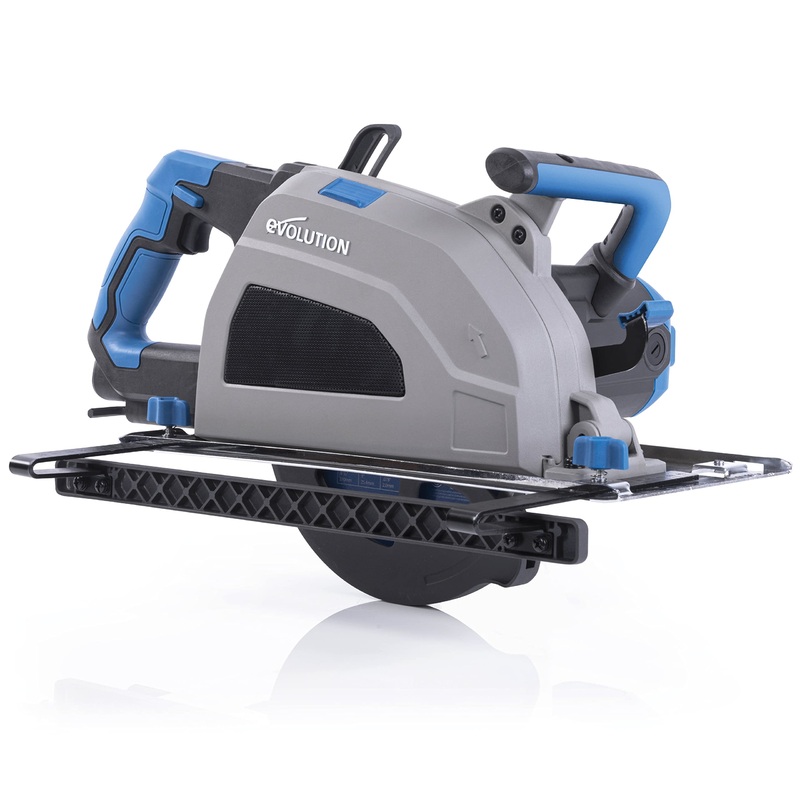 Evolution S210CCS Metal Cutting Circular Saw | 8-1/4 Blade | Cuts Steel Clean & Cool | Adjustable 3 Depth | Chip Collector | No Heat Burr or Sparks | High Torque Motor | TCT Blade Included