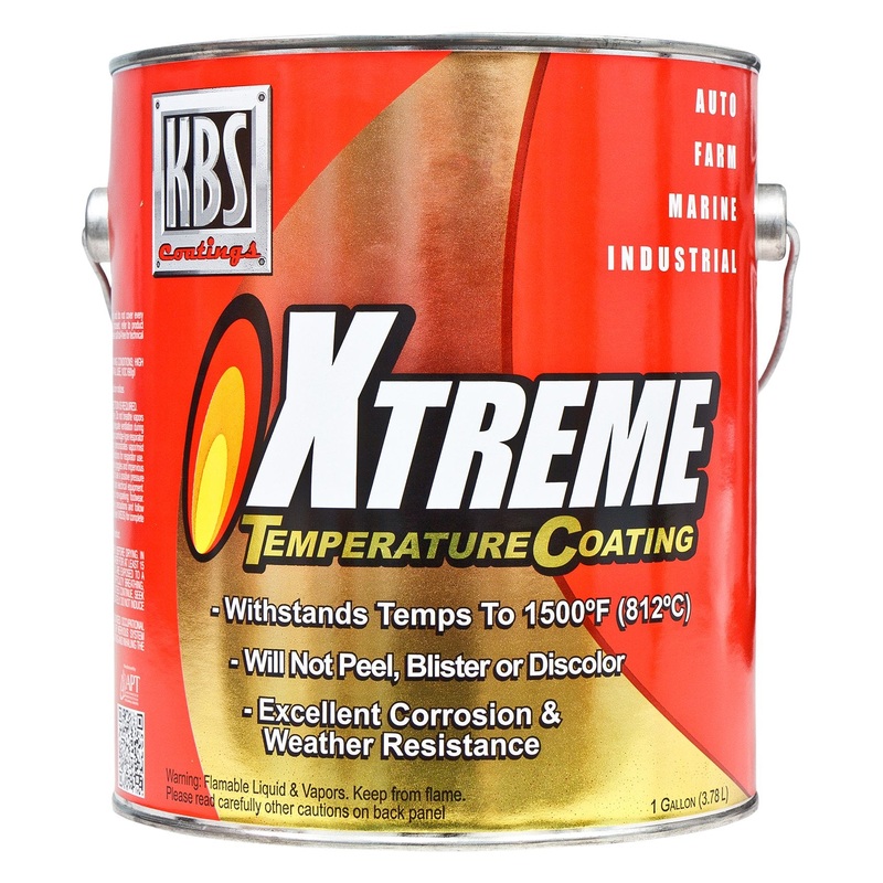 KBS Coatings 65523 Stainless Steel Xtreme Temperature Coating – 1 Gallon