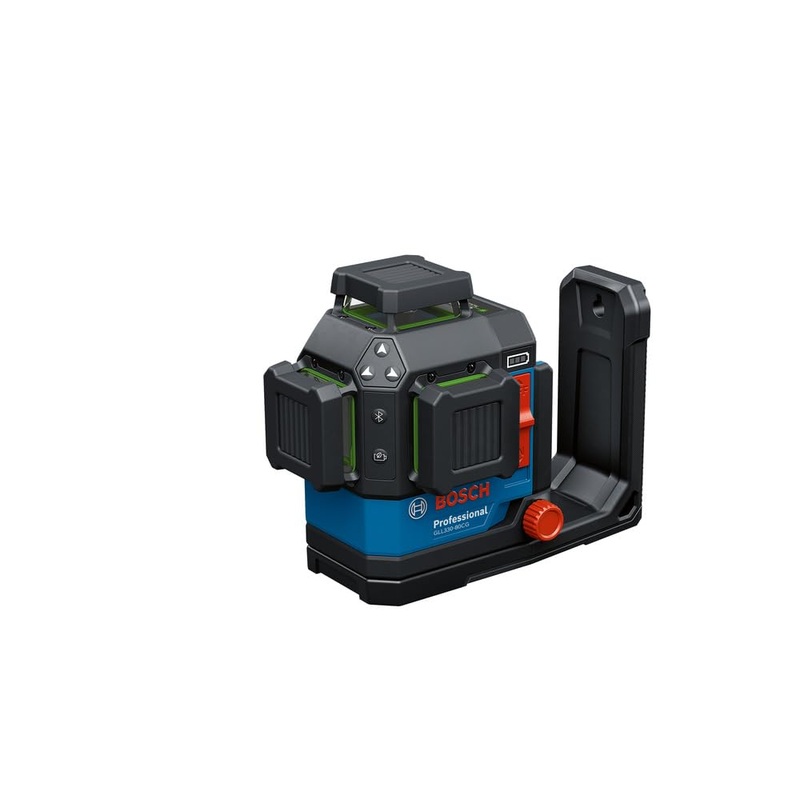 BOSCH GLL330-80CGN 18V 360 Connected Green-Beam Three-Plane Leveling and Alignment Laser – Versatile, High-Visibility Laser with VisiMax Technology and Bluetooth Connectivity (Bare Tool)