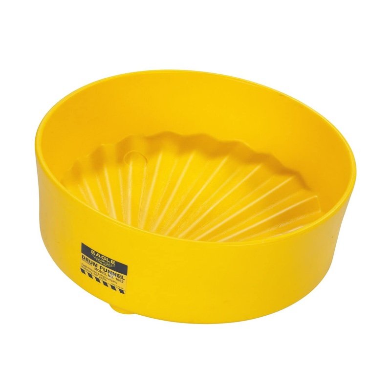 Eagle 1662 Drum Funnel with Brass Screen, 18 Diameter x 7 Height, Yellow