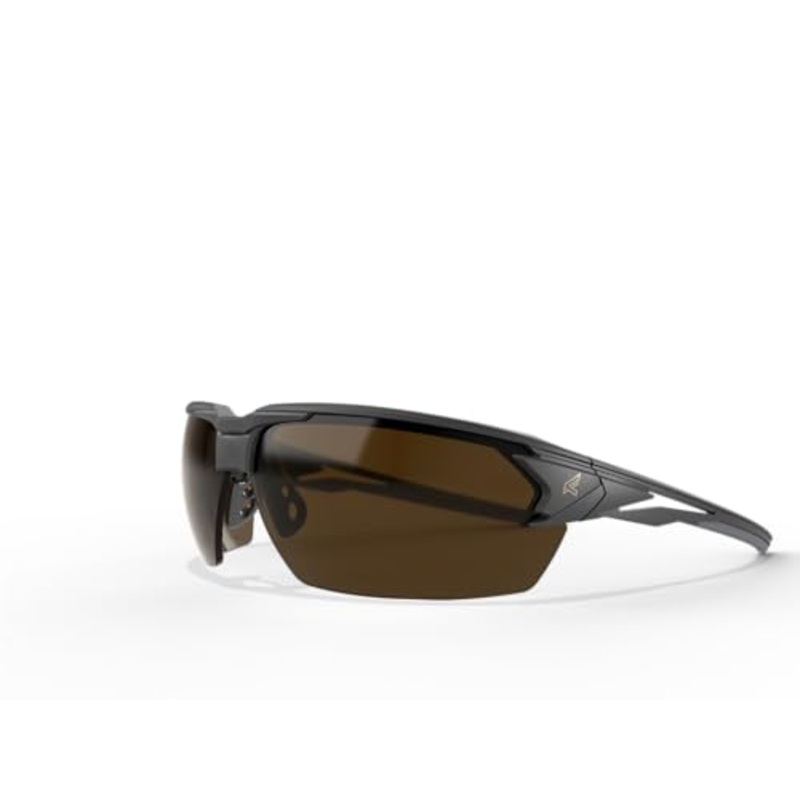 EDGE TXP415 Pumori Polarized Safety Glasses: Men’s Safety Glasses, Anti-Scratch, Non-Slip, Wrap-Around Tinted Safety Glasses, ANSI/ISEA & MCEPS Compliant, 99% UV Protection Men’s Sunglasses