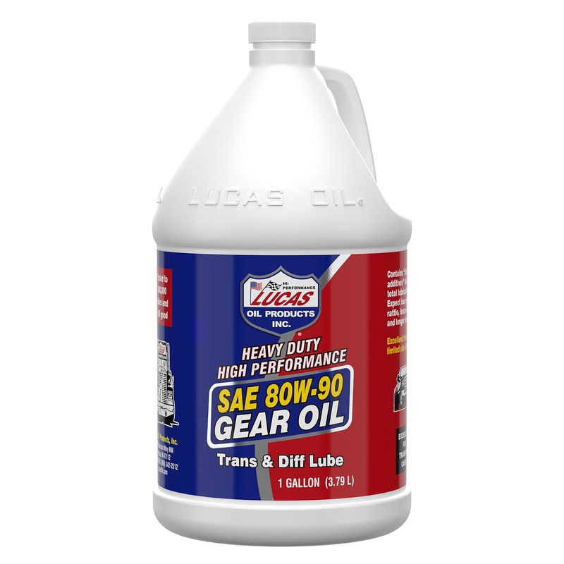 Lucas Oil 10046 SAE 80W-90 Heavy Duty Gear Oil – 1 Gallon