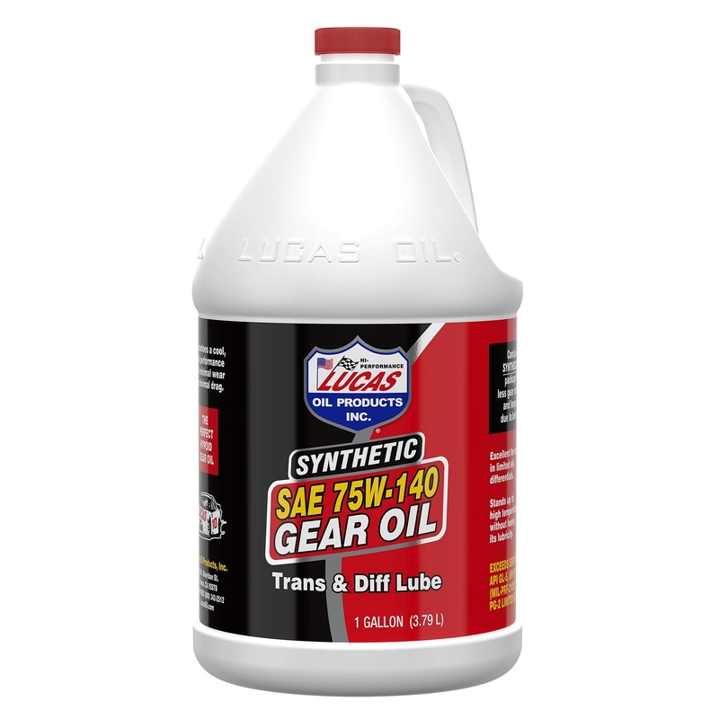 Lucas Oil 10122 Synthetic SAE 75W-140 Gear Oil – 1 Gallon