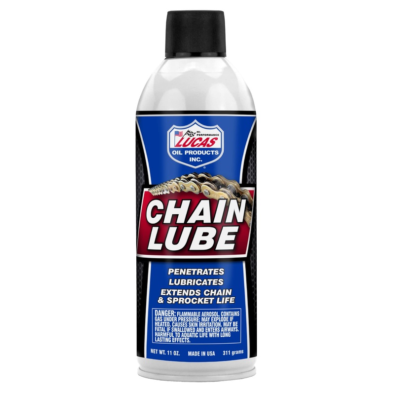 Lucas Oil 10393 Chain Lube Aerosol – 11 Ounce