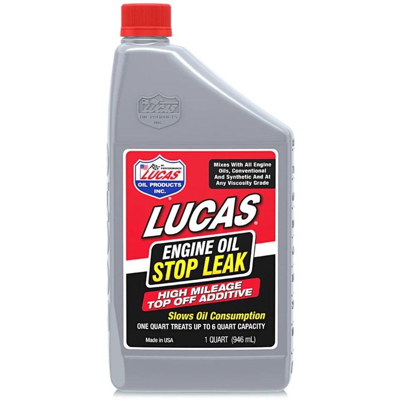 Lucas Oil Engine Oil Stop Leak Top Off Additive/12×1/Quart