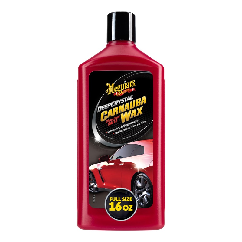 Meguiar’s Deep Crystal Carnauba Wax, High-Grade Carnauba Liquid Car Wax for Long-Lasting Protection, Block Out the Elements, 16 Oz Bottle