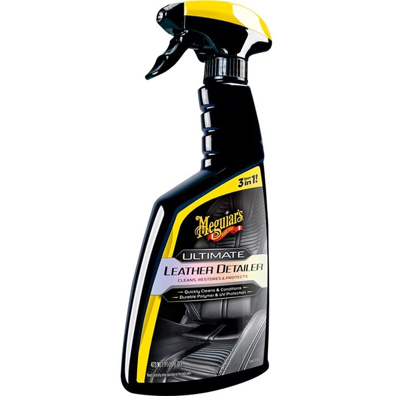 Meguiar’s G201316EU Ultimate Leather Detailer 473 ml cleans, restores & protects leather