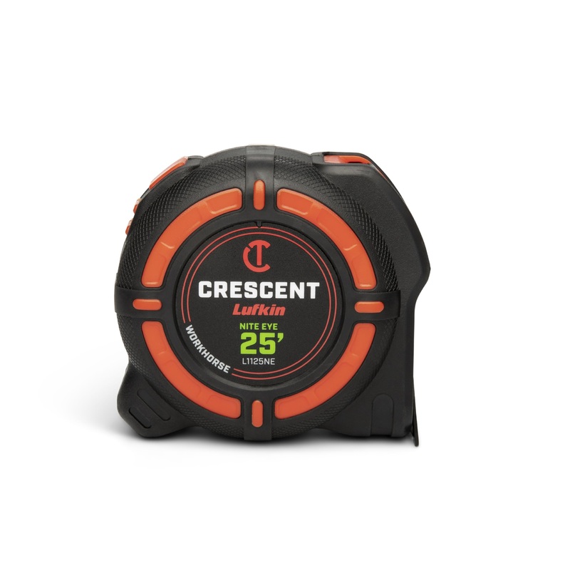 Crescent Lufkin 25 Ft. WORKHORSE NITE EYE Tape Measure – L1125NE