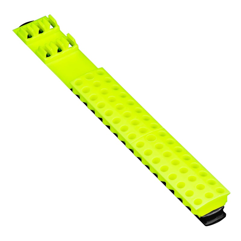Ernst Manufacturing 54 Tool Magnetic Bit Bar, 1/4 Hex Bit Holder – Black/Hi-Viz
