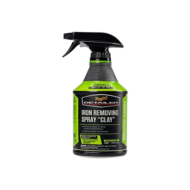 Meguiar’s DRTU200232 Iron Removing Spray Clay, 32 Fluid Ounces