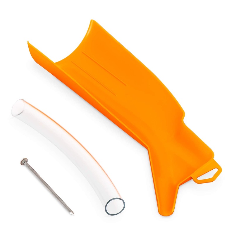 Ernst Manufacturing – Greg’s Patented Drip-Free Oil Filter Funnel for Motorcycle Maintenance, Orange – Made in The USA