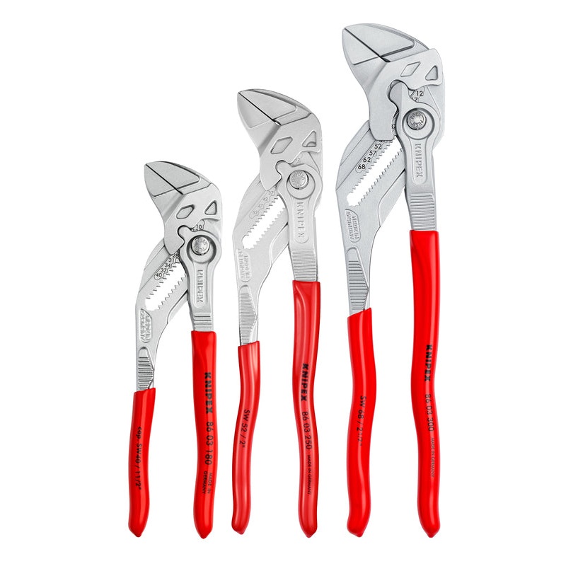 KNIPEX 3-Piece Pliers Wrench Set