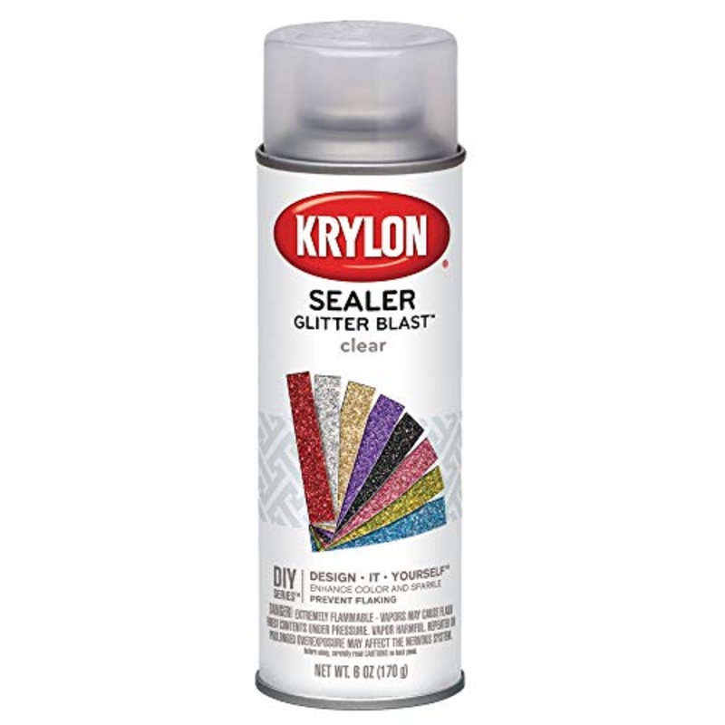 Krylon 6 oz K03800000 Clear Sealer Glitter Blast Spray Coating