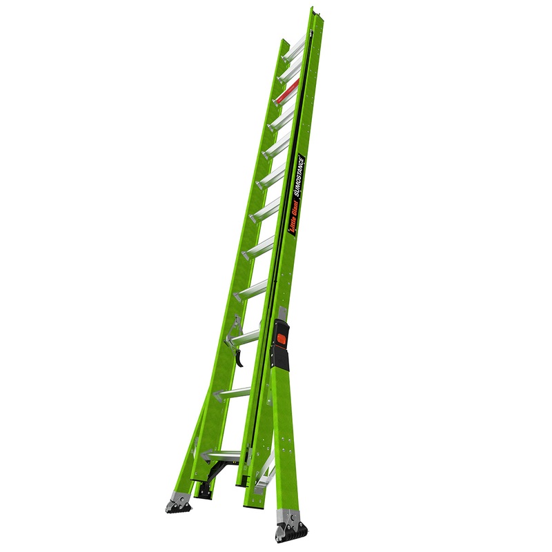Little Giant Ladders 24′ SumoStance M24 Extension Ladder, Fiberglass, Type IA, 300lbs. rated