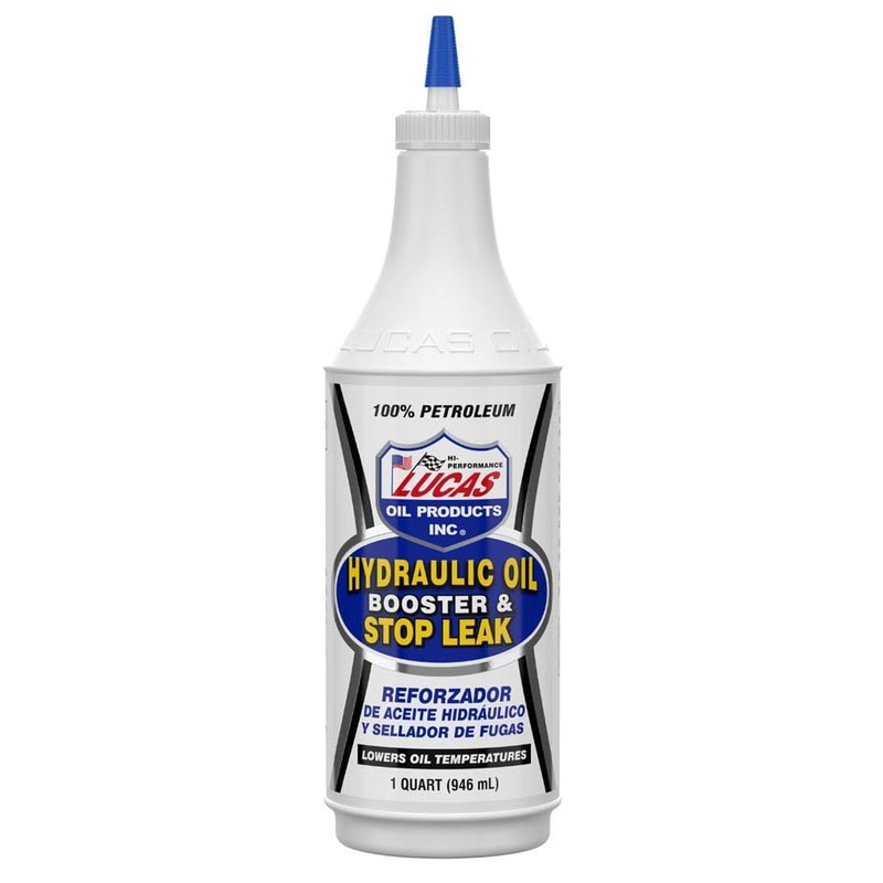 Lucas Oil 10019 Hydraulic Oil Booster & Stop Leak – 1 Quart (Pack of 12)