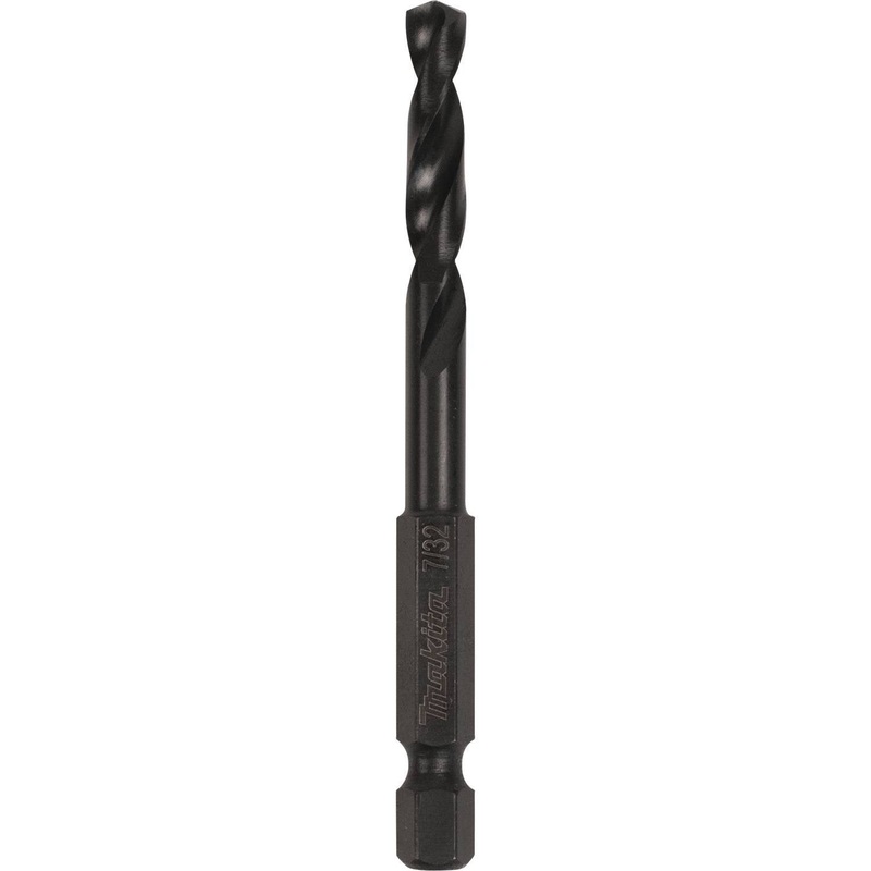 Makita A-97807 7/32 Black Oxide Drill Bit, 1/4 Hex Shank