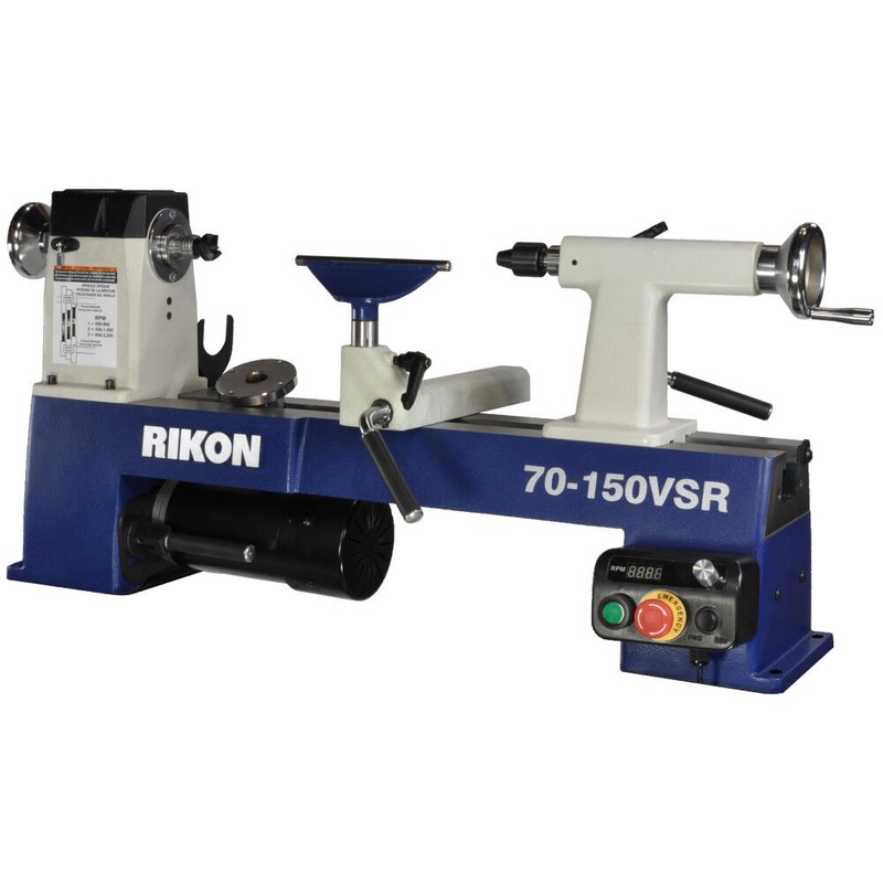 RIKON Power Tools 3/4 HP Variable Speed Midi-Lathe 12x 16.5