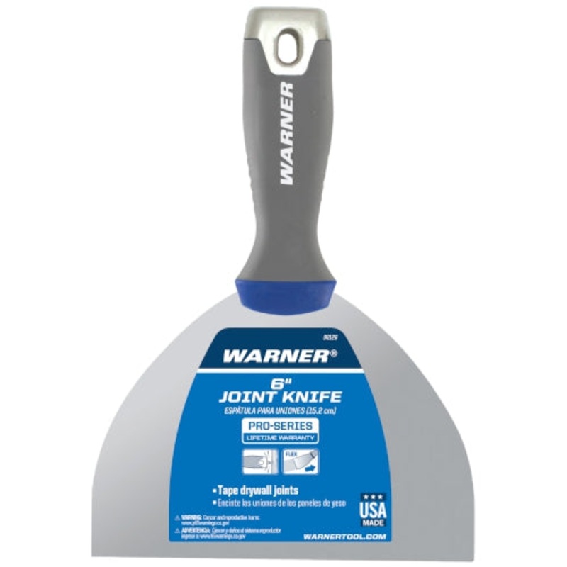 Warner Manufacturing 6 ProGrip Flexible Board Knife with Hammer Cap