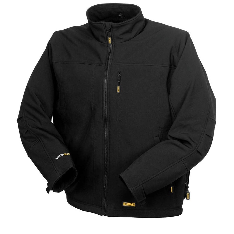 DEWALT Men’s Soft Shell Heated Jacket Large Black