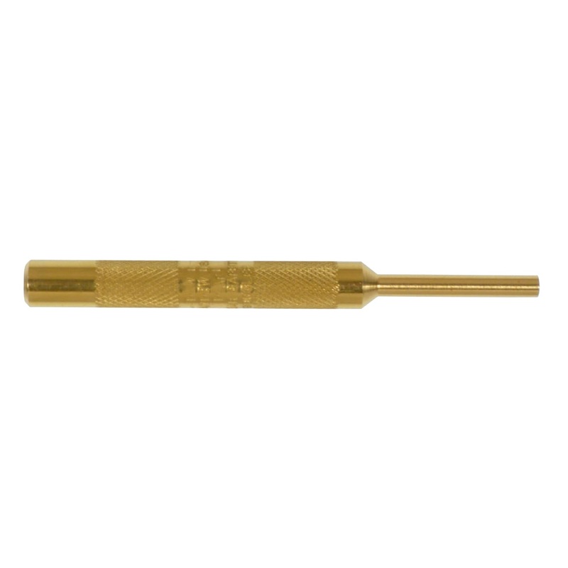 Mayhew Tools 25700 Knurled Pin Punch, 1/16 x 1/2 Pin, 4 OAL x 1/4 Body, Brass 1/16 x 1/2 x 4 SAE Brass