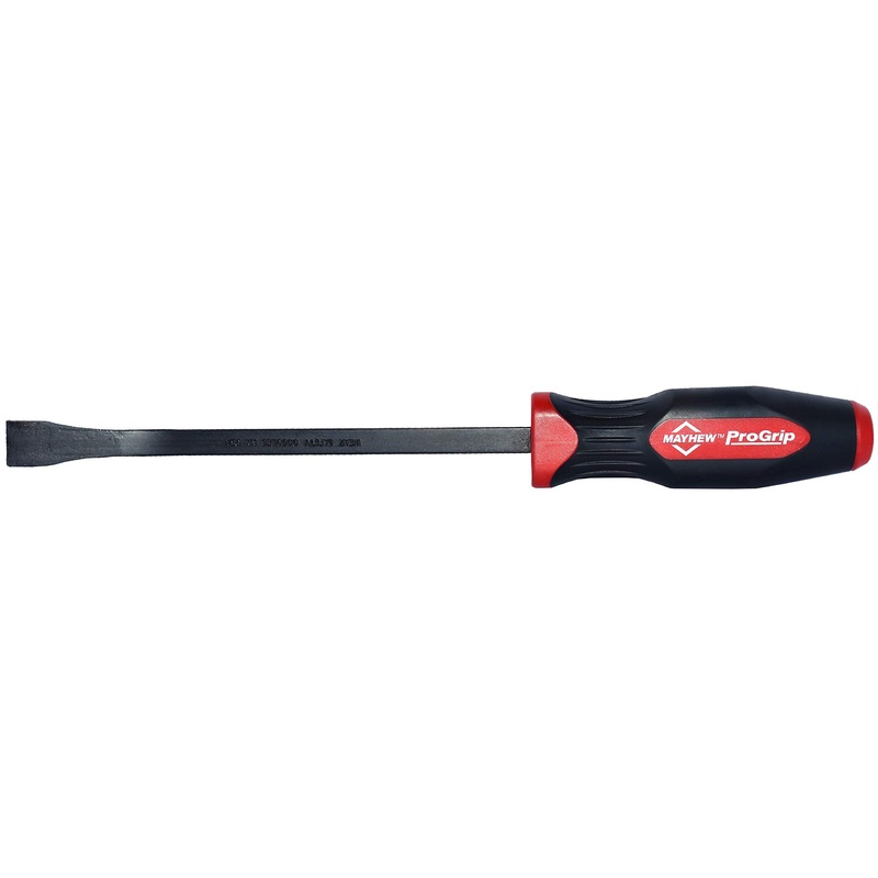 Mayhew Tools 40110 ProGrip Pry Bar, Red, 12 Curved