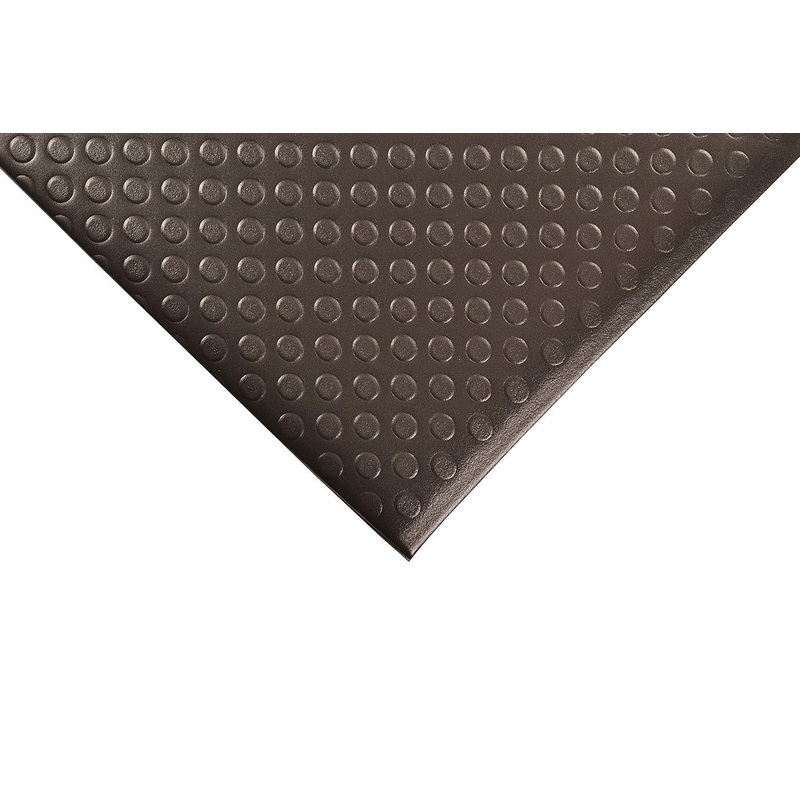 Notrax 417 Bubble Sof-Tred with Dyna-Shield 3′ x 12′ x 1/2 Anti Fatigue Mat, Slip Resistant Bubble Textured Surface, Ideal for Industrial and Commercial Workplaces, Black, 417S0312BL Black 3′ x 12′ x 1/2 Bubble Textured Surface
