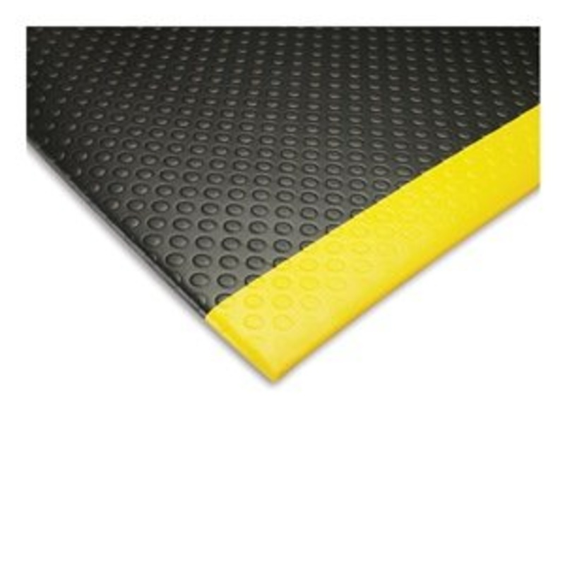 Notrax 417 Bubble Sof-Tred with Dyna-Shield 3′ x 60′ x 1/2 Anti Fatigue Mat, Slip Resistant Bubble Textured Surface, Ideal for Industrial and Commercial Workplaces, Black, 417R0036BL Black 3′ x 60′ x 1/2 Bubble Textured Surface