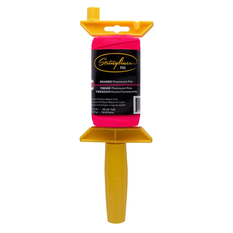 STRINGLINER PRO Braided Fluorescent Pink 250′