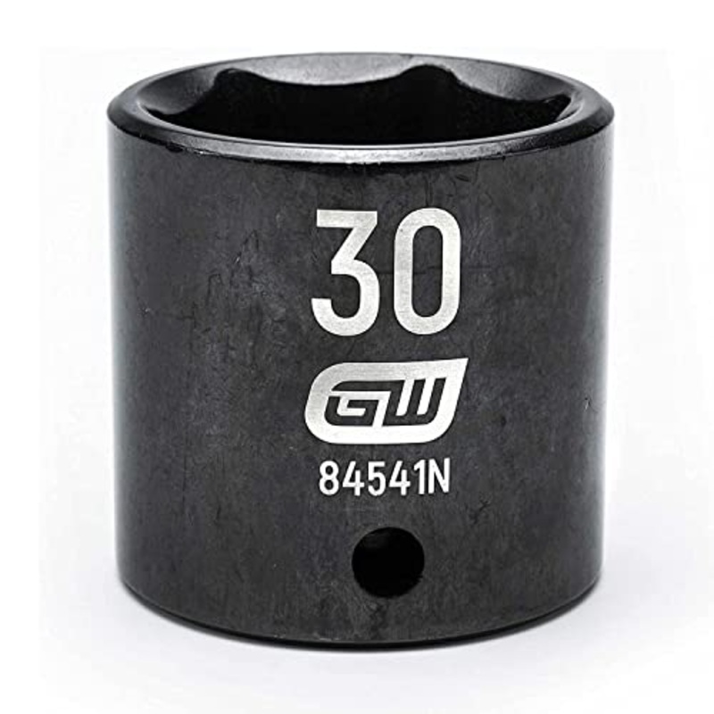 GEARWRENCH 1/2 Drive 6 Point Standard Impact Metric Socket 30mm – 84541N