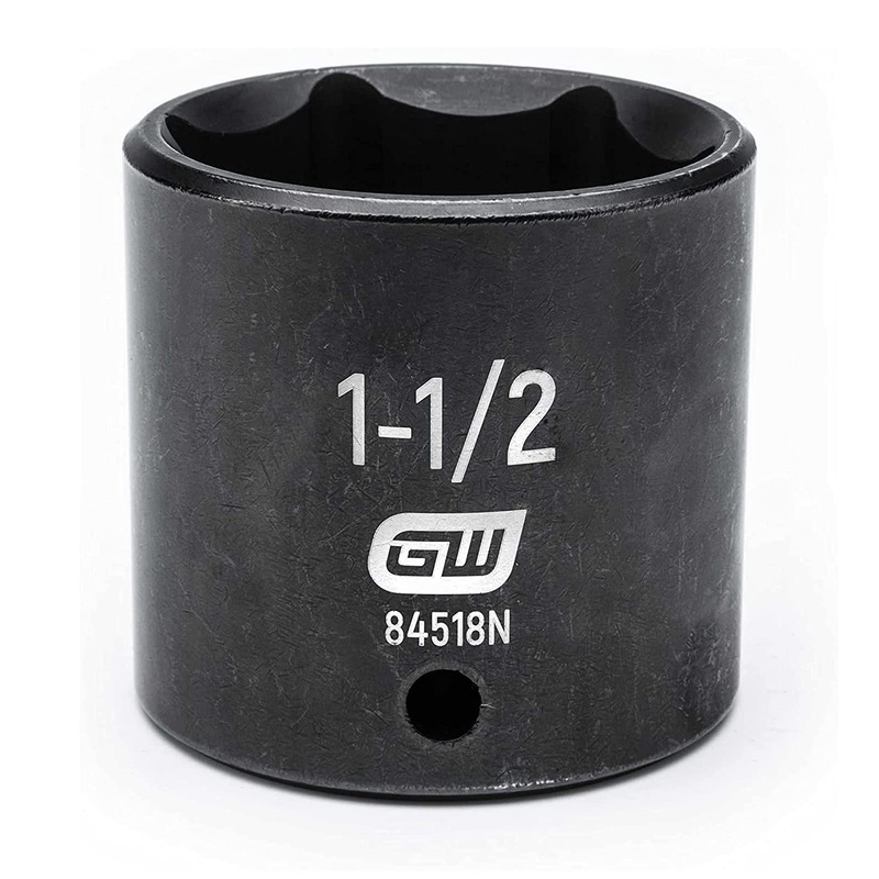 GEARWRENCH 1/2 Drive 6 Pt. Standard Impact Socket, 1-1/2 – 84518N