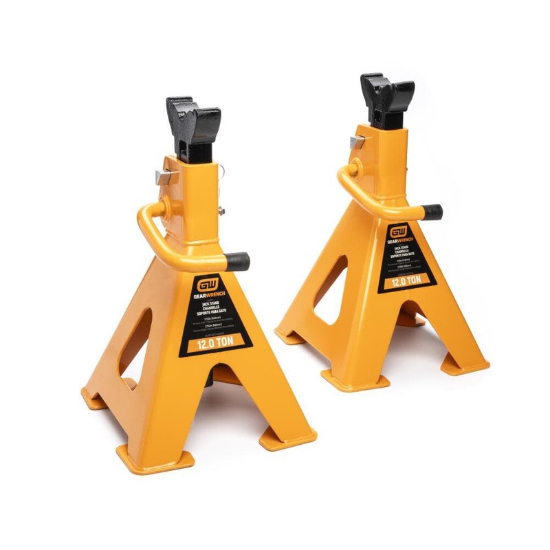 GEARWRENCH 12 Ton Ratcheting Jack Stands – Pack of 2 | GWJS12T