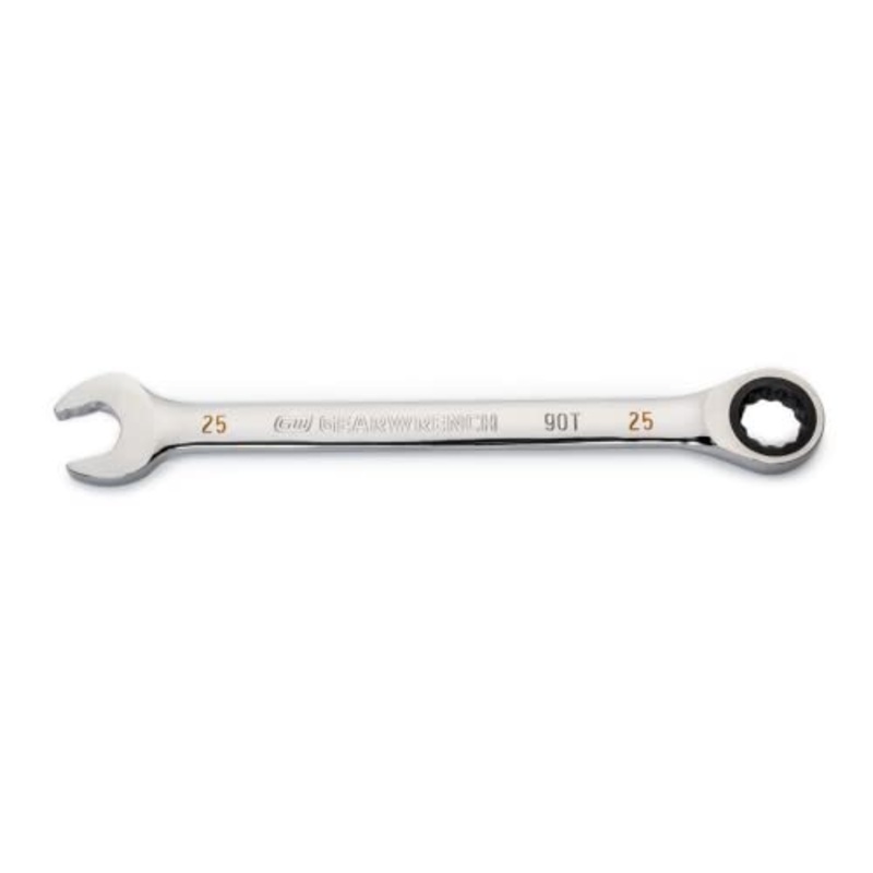 GEARWRENCH 25mm 4 Degree Swing Arch 12 Point Ratcheting Combination Wrench – 86925