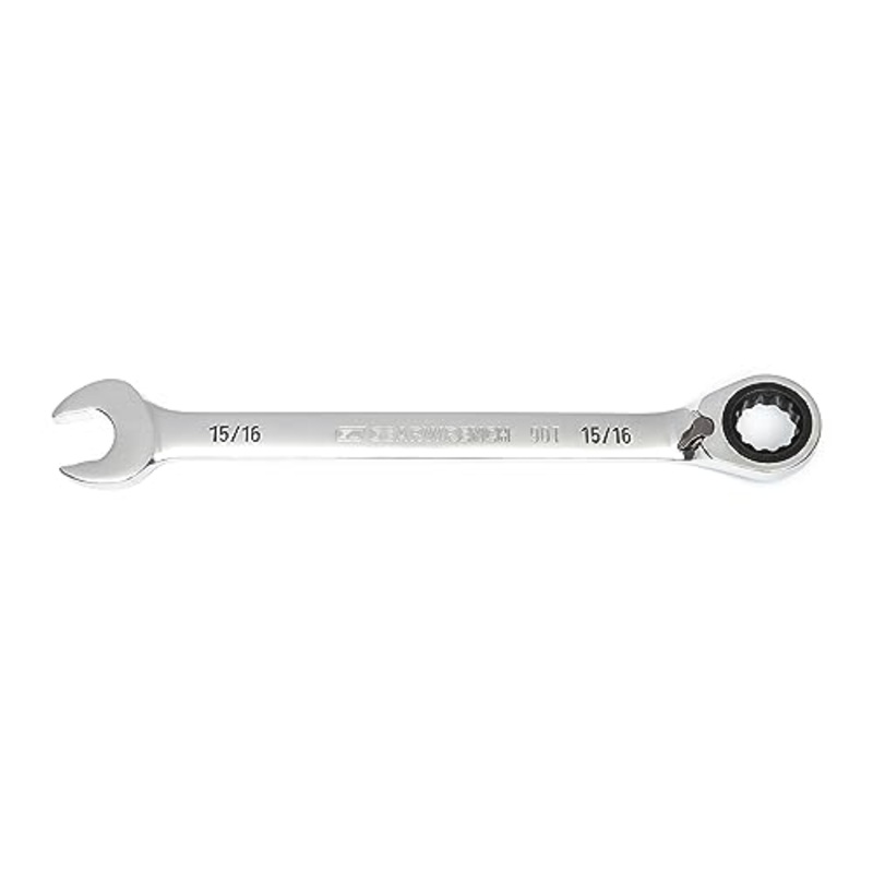 GEARWRENCH 90T 15/16 Reversible Ratcheting Combination Wrench – 86652, Large