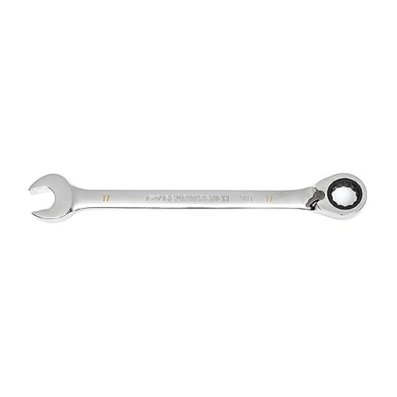 GEARWRENCH 90T 17mm Reversible Ratcheting Combination Wrench – 86617