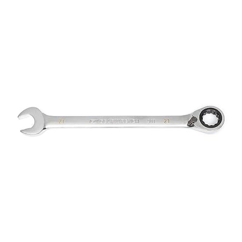 GEARWRENCH 90T 21mm Reversible Ratcheting Combination Wrench – 86621, Large