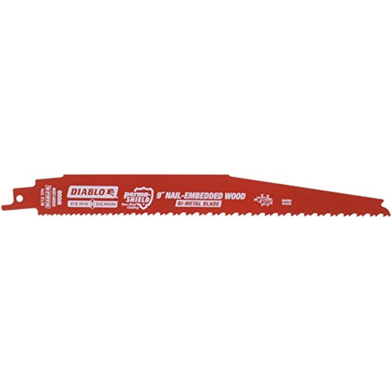 Diablo (DS0912BW25) Demo Demon 9 in. Reciprocating Saw Blade for Metal (25-Pack)