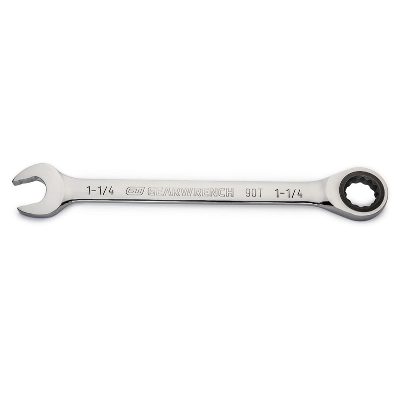 GEARWRENCH 1-1/4 4 Degree Swing Arch 12 Point Ratcheting Combination Wrench – 86956