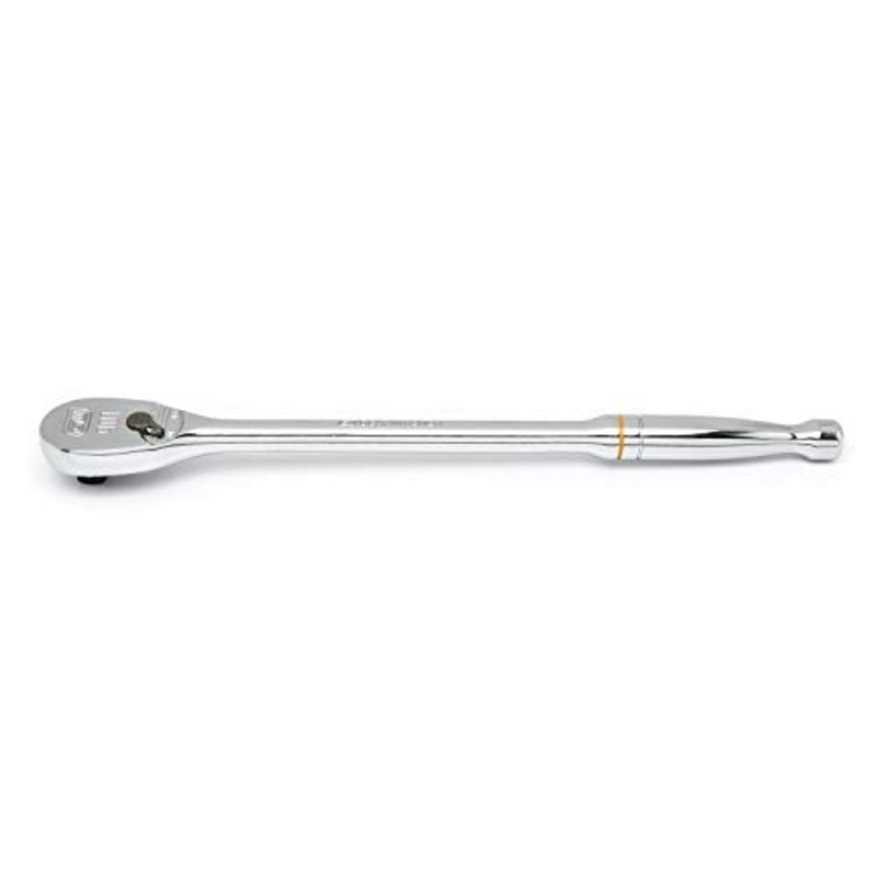 GEARWRENCH 1/2 Drive 90 Tooth Long Handle Dual Material Teardrop Ratchet 16-1/2 – 81361T, Multi, One Size